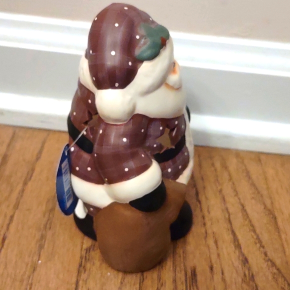Crazy Mountain Ceramic Santa Tea Light Holder - Picture 4 of 10